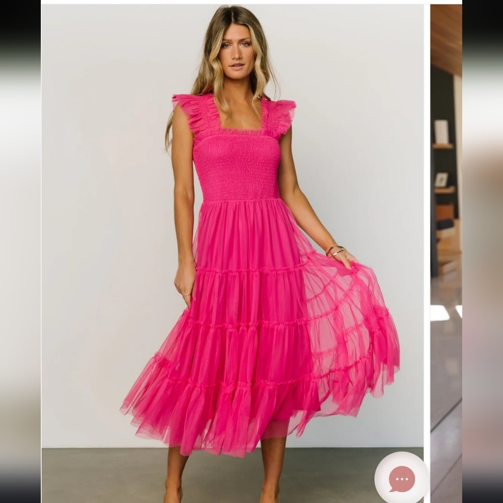 Baltic Born Emma Smocked Tulle Dress